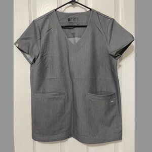 FIGS Limited Edition Scrub Top (Graphite, Size Medium)